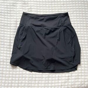 Athletea Black Run With It Skirt/Skort